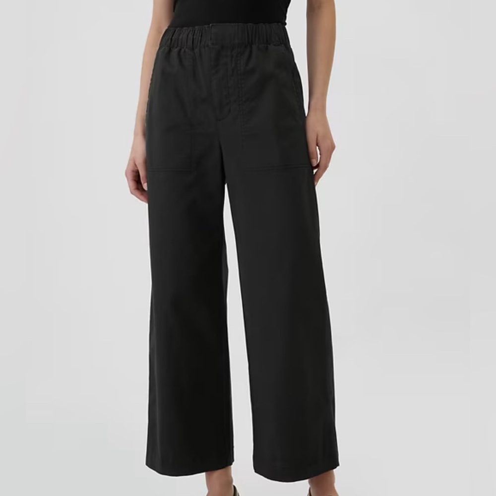 GAP Black Wide-Leg Trousers
